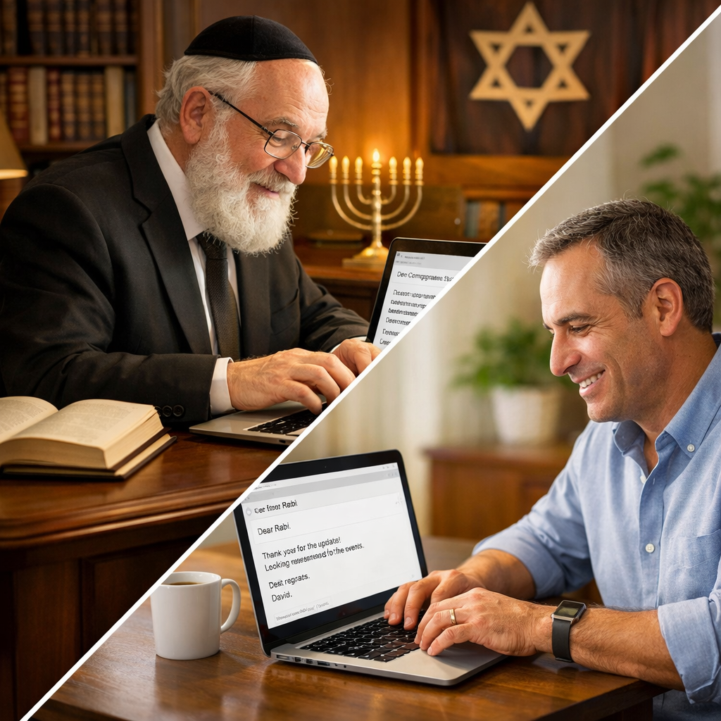 E-mailing the Past and the Future